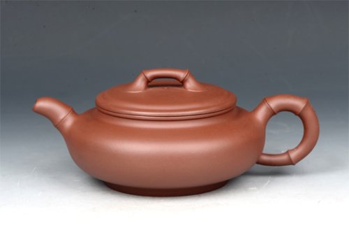 庄建初紫砂壶 仿古竹 