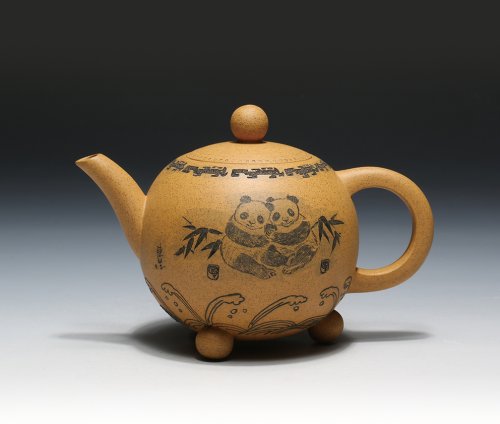 王柯钧紫砂壶 团团圆圆 