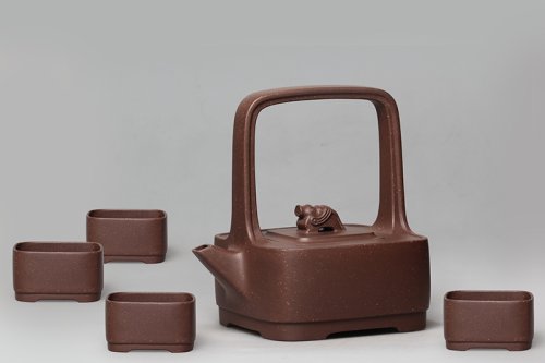 史建中紫砂壶 雀提壶 