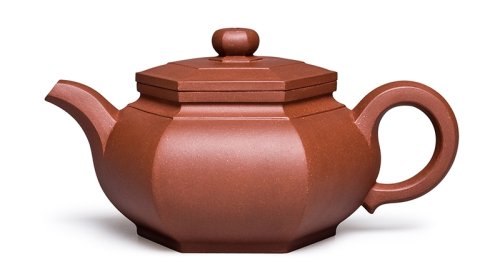 王国祥紫砂壶 六方灯笼壶 