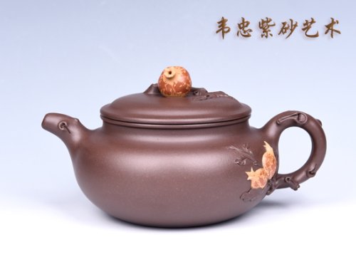 韦忠紫砂壶 仿古 