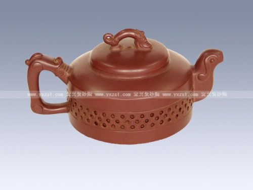 咸晴紫砂壶 玲珑 