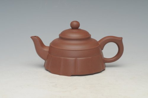 沈更轶紫砂壶 裙花 