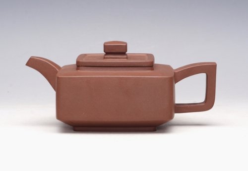 许华芳紫砂壶 四方壶 