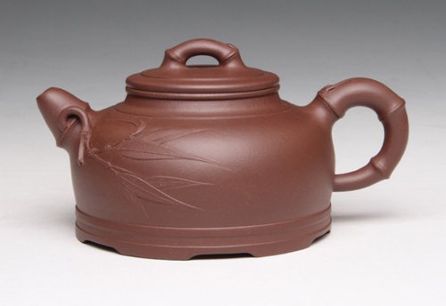 许国芳紫砂壶 圆柱竹节 