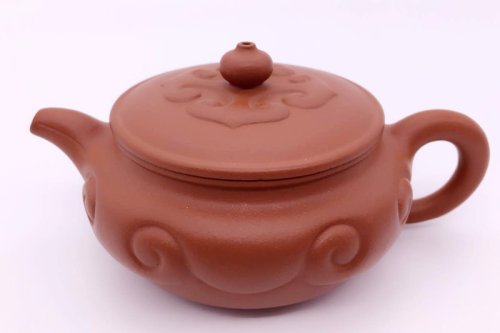 张梅玺紫砂壶 仿古如意 