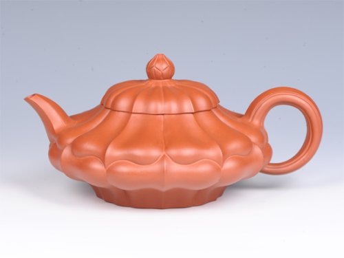 曾红清紫砂壶 - 筋囊合菱 - 