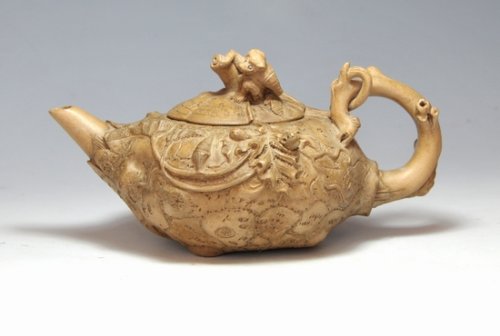 潘孟华紫砂壶 金猴供春 