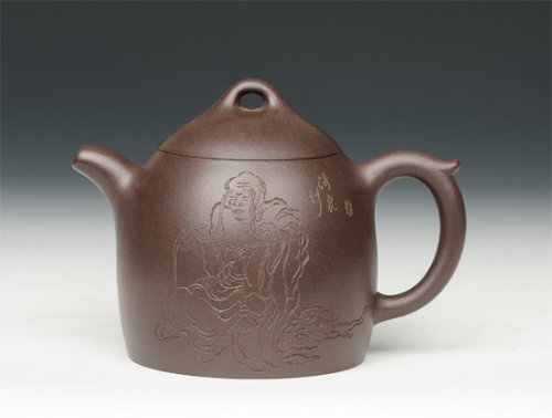窦锋紫砂壶 秦权壶 
