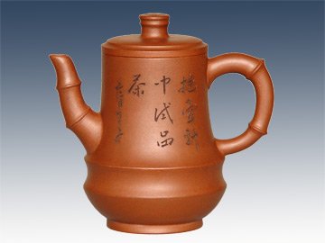 蒋建明紫砂壶 明竹280CC 