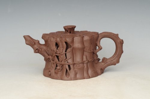 许雪强紫砂壶 束柴三友 