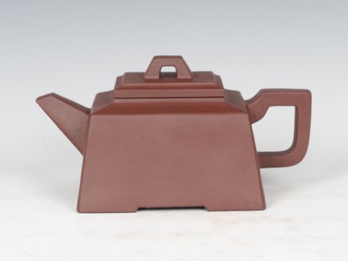 周薇紫砂壶 四方桥鼎 