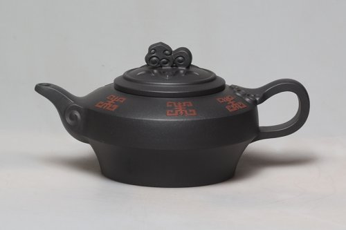 李元军紫砂壶 六寿如意 