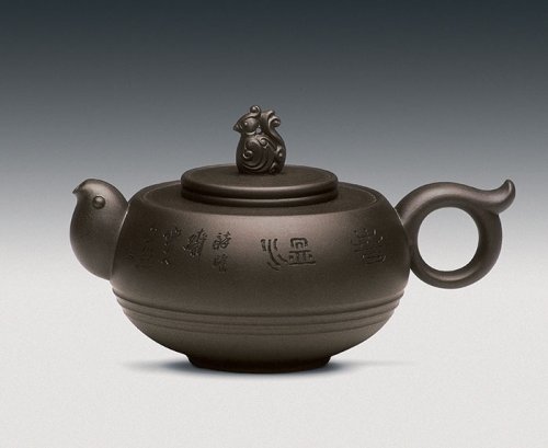 鲍志强紫砂壶 凤茗壶 