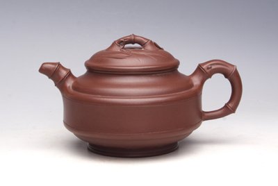 许新禄紫砂壶 双线竹鼓 