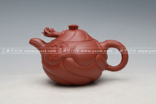 马银锁紫砂壶 鱼化龙3 