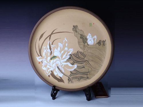 严伟亮紫砂壶 挂盘 