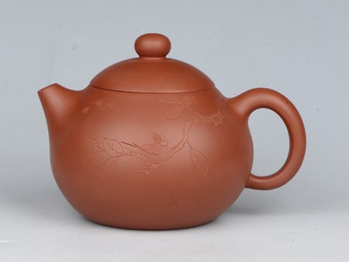 潘雪峰紫砂壶 文旦  容量：200cc  泥料：小红泥 