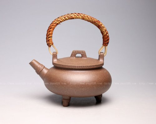 吴建平紫砂壶 《香炉》泥料：降坡段 容量300cc 