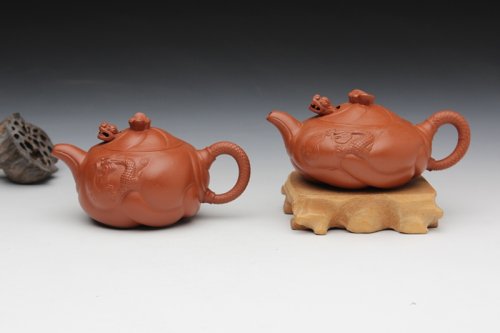 鲍亚萍紫砂壶 云龙 