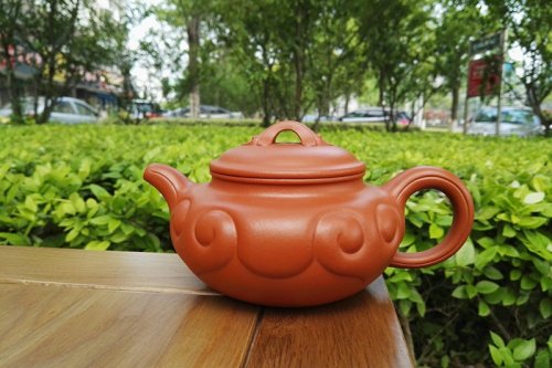 周学琴紫砂壶 仿古如意 