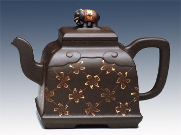 孔春华紫砂壶 吉祥如意 