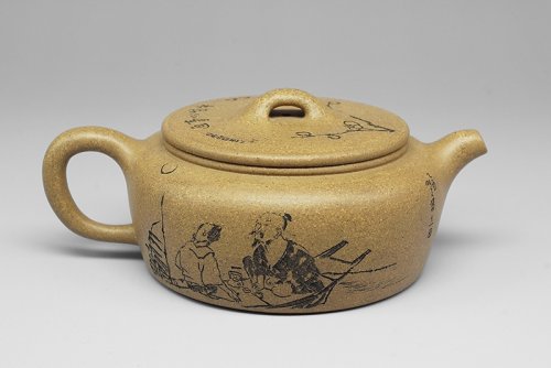 王丽萍紫砂壶 平湖秋月 