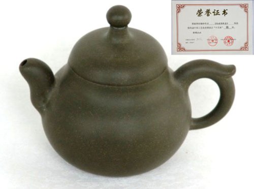 黄丽萍(大)紫砂壶 西施顶珠 