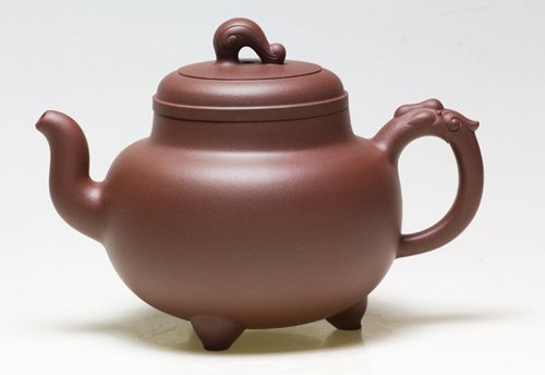 管建平紫砂壶 龙凤对壶 