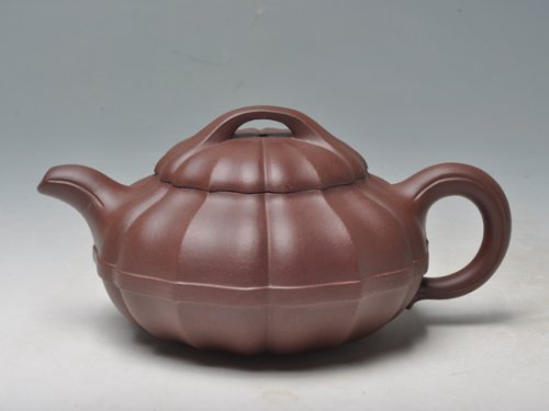 张佩紫砂壶 菱花线圆 