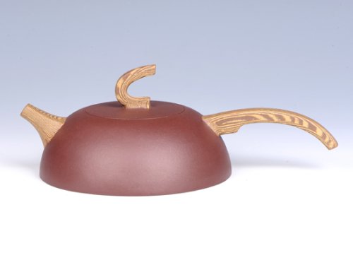 曾红清紫砂壶 - 绞泥雀壶 - 