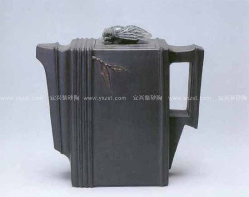 储集泉紫砂壶 听蝉壶 