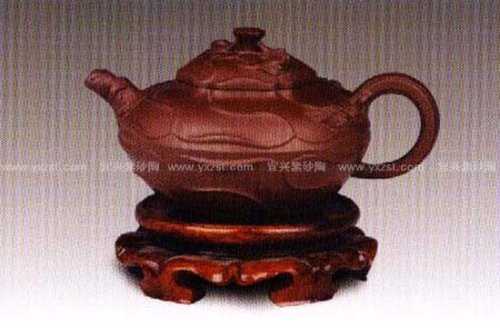 姚亚勤紫砂壶 凤卷葵 