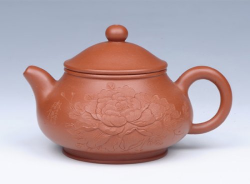 周惠初紫砂壶 潘壶（国色天香） 