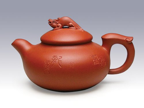 郭超刚紫砂壶 螭龙如意 