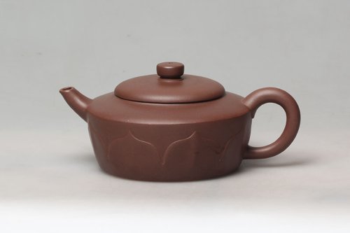 周益芳紫砂壶 菱花 