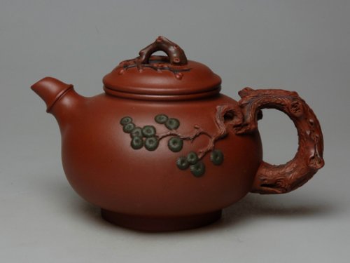 郑永平紫砂壶 鼓腹三友  450cc 