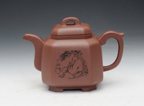 陈伟强紫砂壶 高四方 