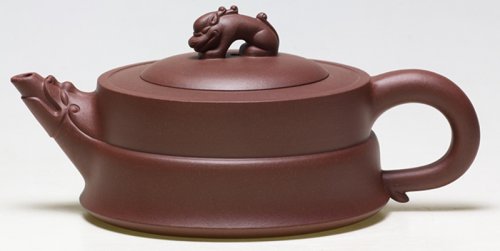 管建平紫砂壶 玉龙 