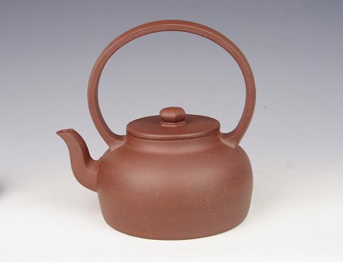 孙平紫砂壶 大彬提梁 