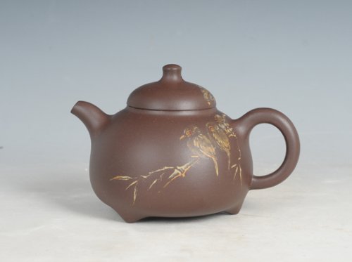 王玉美紫砂壶 乳丁 