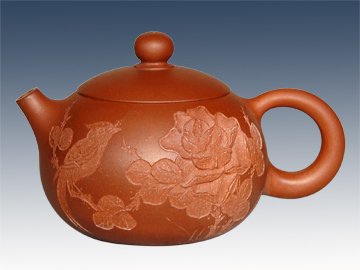 潘雪峰紫砂壶 鸟语花香 