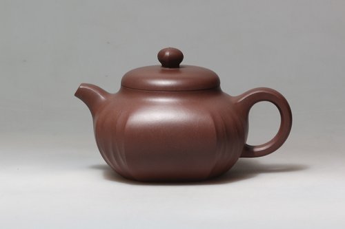 杨逸文紫砂壶 四方线律 