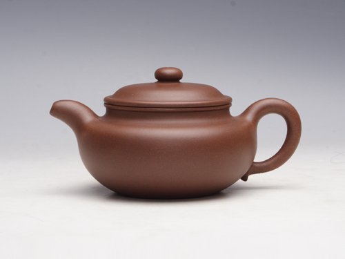 蒋亚萍紫砂壶 仿古 泥料：拼紫 