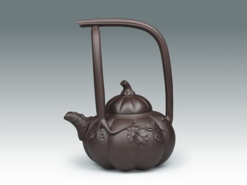 姜建荣紫砂壶 南瓜提梁 