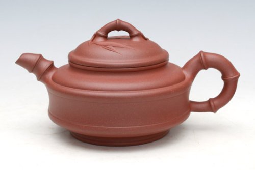 朱菊华紫砂壶 双线竹鼓 