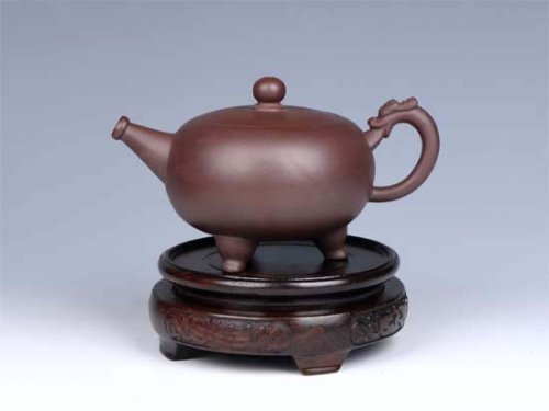 曾红清紫砂壶 - 鼎圆珠 - 