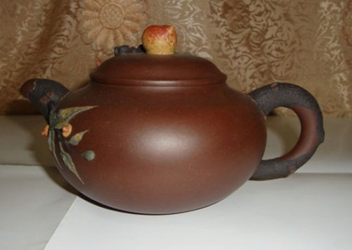 陈淑芬紫砂壶 圣桃 