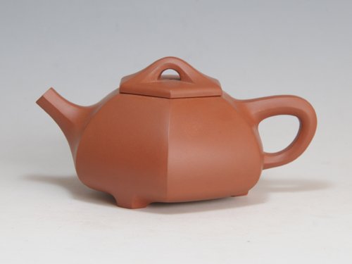 陈顺根紫砂壶 六方石瓢 