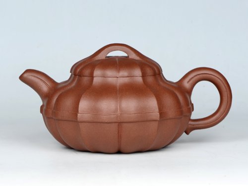 吴建荣紫砂壶 合菱 